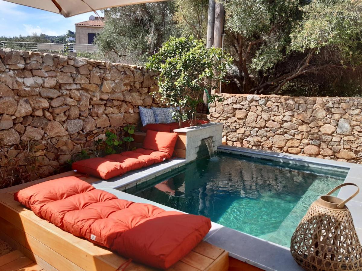 Maison 2 Chambres Et Piscine Chauffee Entre L'Ile Rousse Et Monticello Exterior foto